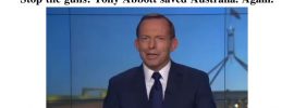 Stop the guns: Tony Abbott saved Australia. Again.