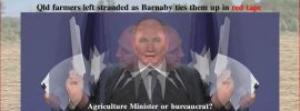 Qld farmers left stranded as Barnaby ties them up in red tape